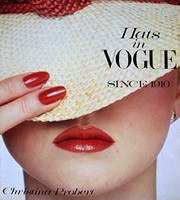 Cover of: Hats in Vogue since 1910