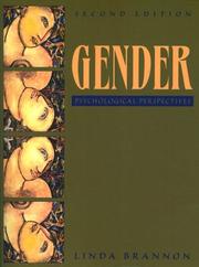 Cover of: Gender: psychological perspectives