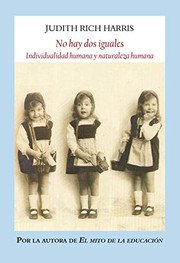 Cover of: No hay dos iguales: Individualidad humana y naturaleza humana