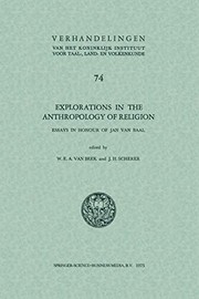 Cover of: Explorations in the anthropology of religion: essays in honour of Jan van Baal