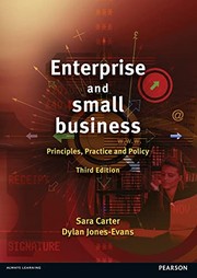 Cover of: Enterprise and Small Business: Principles, Practice and Policy