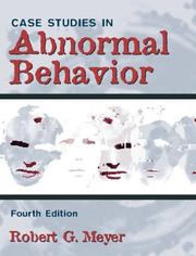 Cover of: Case studies in abnormal behavior