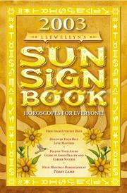 Cover of: 2003 Sun Sign Book by Llewellyn Publications