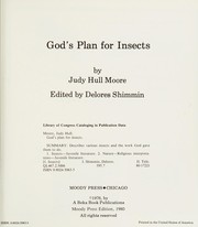 Cover of: God's plan for insects