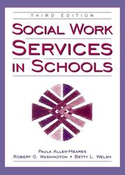 Cover of: Social work services in schools by Paula Allen-Meares