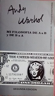 Cover of: Mi Filosofia De A A B Y De B A A by Andy Warhol