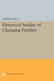 Cover of: Historical Studies of Changing Fertility
