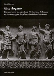 Cover of: Gens Augusta: Untersuchungen zu Aufstellung, Wirkung und Bedeutung der Statuengruppen des julisch-claudischen Kaiserhauses
