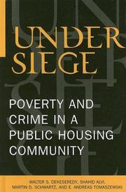 Cover of: Under Siege: Poverty and Crime in a Public Housing Community