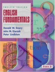 Cover of: English Fundamentals: Form B (12th Edition)