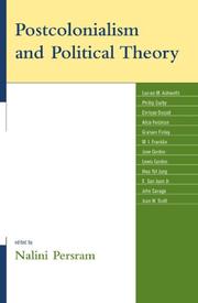 Postcolonialism and political theory