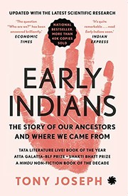 Cover of: Early Indians by Tony Joseph