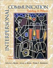 Cover of: Interpersonal Communication: Relating to Others (Book Alone)