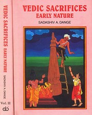 Cover of: Vedic Sacrifices: Early Nature (2 volume set)