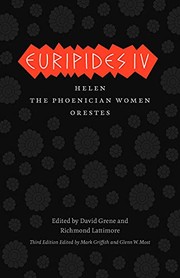 Cover of: Euripides IV: Helen, the Phoenician Women, Orestes