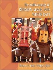 Cover of: Anthropology of Religion, Magic, and Witchcraft