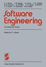 Cover of: Software engineering: an advanced course