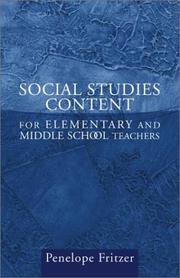 Social Studies Content for Elementary and Middle School Teachers by Penelope Joan Fritzer, Ernest Andrew Brewer