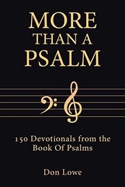 Cover of: More Than a Psalm: 150 Devotionals from the Book of Psalms