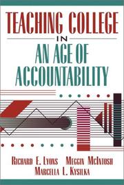 Cover of: Teaching college in an age of accountability