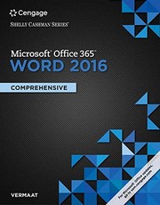 Cover of: Bundle : Shelly Cashman Series Microsoft Office 365 and Word 2016: Comprehensive + Microsoft Office 365 180-Day Trial, 1 Term  Printed Access Card + SAM 365 and 2016 Assessments, Trainings, and Projects with 1 MindTap Reader Multi-Term Printed Acces