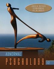 Cover of: Abnormal Psychology, 12th Edition by James Neal Butcher, Susan Mineka, Jill M. Hooley, James Butcher - undifferentiated, Jill Hooley