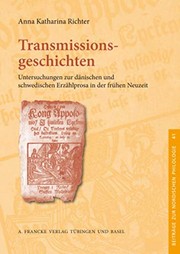 Transmissionsgeschichten by Anna Katharina Richter