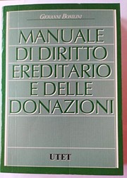 Cover of: Manuale di diritto ereditario e delle donazioni