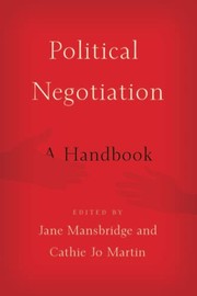 Cover of: Political negotiation: a handbook
