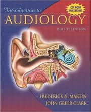 Cover of: Introduction to audiology | Frederick N. Martin