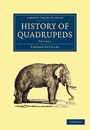 Cover of: History of Quadrupeds
