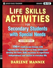 Cover of: Life skills activities for secondary students with special needs by Darlene Mannix