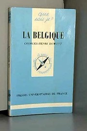 Cover of: La Belgique.