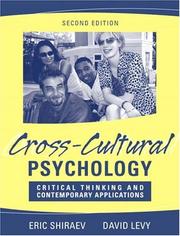 Cross-cultural psychology : critical thinking and contemporary applications