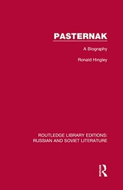 Cover of: Pasternak by Ronald Hingley