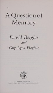Cover of: Question of Memory