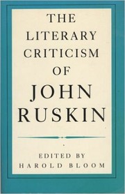Cover of: The literary criticism of John Ruskin by John Ruskin
