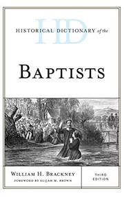 Cover of: Historical Dictionary of the Baptists