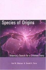 Cover of: Species of Origins: America's Search for a Creation Story
