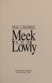Cover of: Meek and lowly