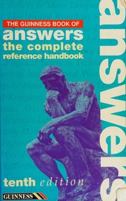 Cover of: The Guinness book of answers: the complete reference handbook.