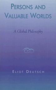 Persons and valuable worlds : a global philosophy