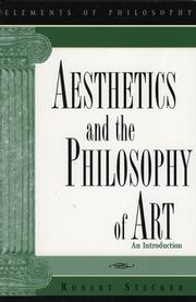 Cover of: Aesthetics and the Philosophy of Art: An Introduction (Elements of Philosophy)