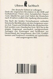 Cover of: Die deutsche einheit: traum und wirklichkeit