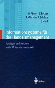 Cover of: Informationssysteme Für das Handelsmanagement: Konzepte und Nutzung in der Unternehmenspraxis