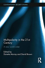 Cover of: Multipolarity in the 21st Century: A New World Order