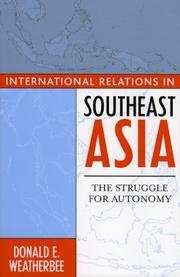 International relations in Southeast Asia : the struggle for autonomy