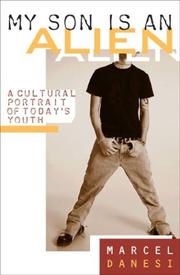 Cover of: My Son Is an Alien: A Cultural Portrait of Today's Youth