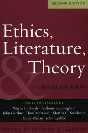 Cover of: Ethics, Literature, and Theory: An Introductory Reader