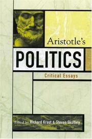 Aristotle's Politics : critical essays